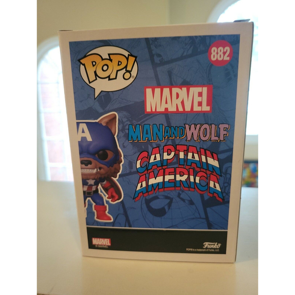 Pop! Marvel: Capwolf #882 2021 Summer Convention Limited Edition - Picture 3 of 5